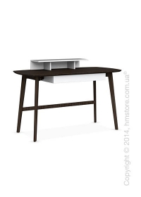 Стол Calligaris Match, Ashwood smoke, Veneer smoke and Lacquered matt optic white Стол Calligaris Match, Ashwood smoke, Veneer smoke and Lacquered matt optic white
