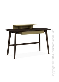 Стол Calligaris Match, Ashwood smoke, Veneer smoke and Lacquered mustard yellow matt Стол Calligaris Match, Ashwood smoke, Veneer smoke and Lacquered mustard yellow matt