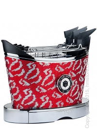 Тостер Bugatti Individual VOLO Sparkle of crystals, Red