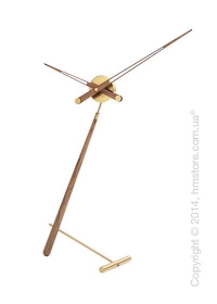 Часы настольные Nomon Puntero Gold N Desktop Clock, Walnut Часы настольные Nomon Puntero Gold N Desktop Clock, Walnut