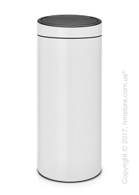 Ведро для мусора Brabantia Touch Bin New 30 л, White Ведро для мусора Brabantia Touch Bin New 30 л, White