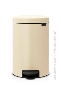 Ведро для мусора Brabantia Pedal Bin NewIcon 12 л, Almond