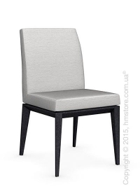 Стул Calligaris Bess Low, Solid wood graphite beech stained and Denver fabric sand Стул Calligaris Bess Low, Solid wood graphite beech stained and Denver fabric sand