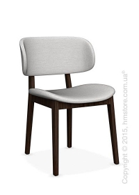 Стул Calligaris Claire, Ashwood smoke and Denver fabric sand Стул Calligaris Claire, Ashwood smoke and Denver fabric sand