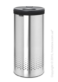 Бак для белья Brabantia Laundry Bin 35 л, Plastic Lid, Matt Steel and Cool Grey