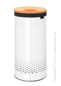 Бак для белья Brabantia Laundry Bin 35 л, Cork Lid, White and Cork Brown Бак для белья Brabantia Laundry Bin 35 л, Cork Lid, White and Cork Brown