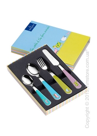 Набор столовых приборов детский Villeroy & Boch коллекция Farm Animals, 4 предмета