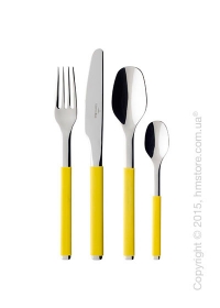Набор столовых приборов Villeroy & Boch коллекция S+ на 6 персон, 24 предмета, Lemon Pie Набор столовых приборов Villeroy & Boch коллекция S+ на 6 персон, 24 предмета, Lemon Pie