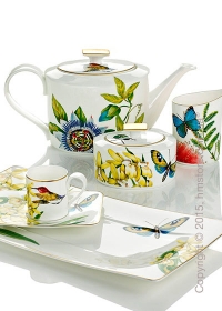 Набор фарфоровой посуды Villeroy & Boch коллекция Amazonia на 6 персон, 55 предметов