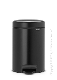 Ведро для мусора Brabantia Pedal Bin NewIcon 3 л, Matt Black Ведро для мусора Brabantia Pedal Bin NewIcon 3 л, Matt Black