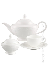 Чайный сервиз Villeroy & Boch коллекция White Pearl на 6 персон, 14 предметов