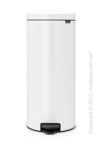 Ведро для мусора Brabantia Pedal Bin NewIcon 30 л, White