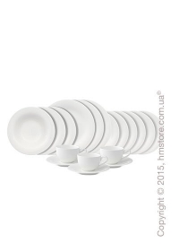 Набор фарфоровой посуды Villeroy & Boch коллекция New Cottage Basic на 6 персон, 30 предметов. Купить Набор фарфоровой посуды Villeroy & Boch коллекция New Cottage Basic на 6 персон, 30 предметов. Купить