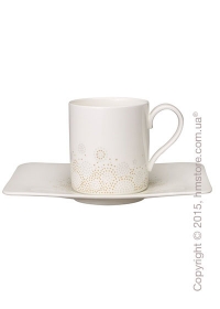 Чашка с блюдцем Villeroy & Boch коллекция Modern Grace Grеy, 2 предмета Чашка с блюдцем Villeroy & Boch коллекция Modern Grace Grеy, 2 предмета