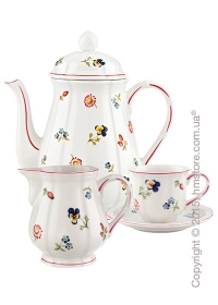 Кофейный сервиз Villeroy & Boch коллекция Petite Fleur  на 6 персон, 15 предметов