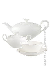 Чайный сервиз Villeroy & Boch коллекция Anmut Platinum на 6 персон, 14 предметов