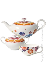 Чайный сервиз Villeroy & Boch коллекция Anmut Bloom на 6 персон, 14 предметов