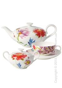 Чайный сервиз Villeroy & Boch коллекция Anmut Flowers на 6 персон, 14 предметов
