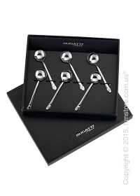 Набор ложек кофейных Bugatti Non solo caffe' коллекция Shining на 6 персон, 6 предметов