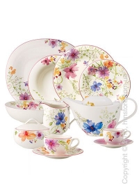 Набор фарфоровой посуды Villeroy & Boch коллекция Mariefleur Basic на 6 персон, 48 предметов. Купить