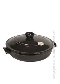 Кастрюля керамическая Emile Henry Cookware Flame 3,2 л, Charcoal
