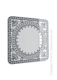 Зеркало Calligaris Damasco M, Screen print matt grey