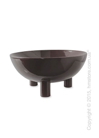 Настольная ваза Calligaris Lift, Ceramic glossy dark taupe Настольная ваза Calligaris Lift, Ceramic glossy dark taupe