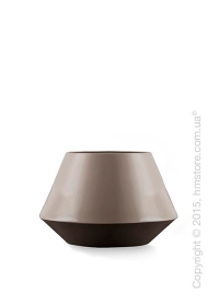 Ваза Calligaris Trio M, Ceramic matt black and dark taupe Ваза Calligaris Trio M, Ceramic matt black and dark taupe