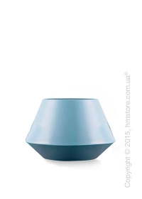Ваза Calligaris Trio M, Ceramic glossy matt sky blue and pale blue Ваза Calligaris Trio M, Ceramic glossy matt sky blue and pale blue