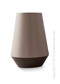 Ваза Calligaris Trio L, Ceramic matt black and dark taupe Ваза Calligaris Trio L, Ceramic matt black and dark taupe