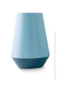 Ваза Calligaris Trio L, Ceramic glossy matt sky blue and pale blue