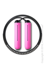 Умная скакалка Tangram Smart Rope, M size, Black + силиконовые накладки Pink Soft Grip