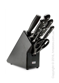 Набор ножей на подставке Wüsthof Knife block коллекция Classic, 7 предметов, Black Набор ножей на подставке Wüsthof Knife block коллекция Classic, 7 предметов, Black