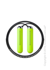 Умная скакалка Tangram Smart Rope, XS size, Chrome + силиконовые накладки Green Soft Grip Умная скакалка Tangram Smart Rope, XS size, Chrome + силиконовые накладки Green Soft Grip
