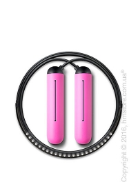 Умная скакалка Tangram Smart Rope, S size, Black + силиконовые накладки Pink Soft Grip Умная скакалка Tangram Smart Rope, S size, Black + силиконовые накладки Pink Soft Grip
