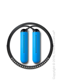 Умная скакалка Tangram Smart Rope, S size, Black + силиконовые накладки Blue Soft Grip