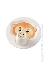 Набор детской посуды Villeroy & Boch коллекция Animal Friends, Monkey 2 предмета