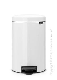 Ведро для мусора Brabantia Pedal Bin NewIcon 12 л, White Ведро для мусора Brabantia Pedal Bin NewIcon 12 л, White