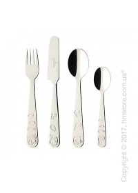 Набор столовых приборов детский Villeroy & Boch коллекция Chewy around the world, 4 предмета