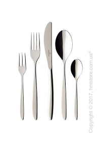 Набор столовых приборов Villeroy & Boch коллекция Soft Wave на 12 персон, 113 предметов