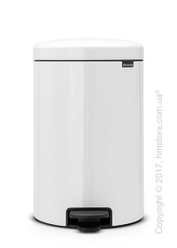 Ведро для мусора Brabantia Pedal Bin NewIcon 20 л, White Ведро для мусора Brabantia Pedal Bin NewIcon 20 л, White