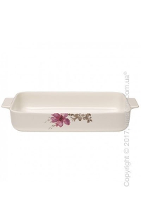 Форма для выпечки фарфоровая Villeroy & Boch коллекция Mariefleur Gris Basic 30х20 см