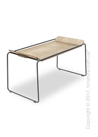 Сервировочный столик Calligaris Filo, Metal matt grey and Veneer natural oak Сервировочный столик Calligaris Filo, Metal matt grey and Veneer natural oak