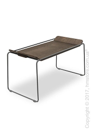 Сервировочный столик Calligaris Filo, Metal matt grey and Veneer dark oak Сервировочный столик Calligaris Filo, Metal matt grey and Veneer dark oak