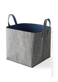 Корзина Calligaris Elliott, Polyester felt grey and Dark blue