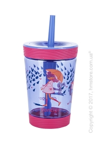 Стакан для воды детский Contigo Spill Proof Tumbler, Wink Raining Cats & Dogs 420 мл