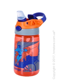 Детская фляга Contigo Gizmo Flip, Tangerine Superhero 420 мл Детская фляга Contigo Gizmo Flip, Tangerine Superhero 420 мл
