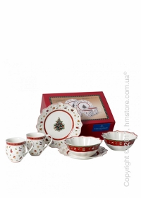 Набор фарфоровой посуды Villeroy & Boch коллекция Toy’s Delight на 2 персоны, 6 предметов, White Набор фарфоровой посуды Villeroy & Boch коллекция Toy’s Delight на 2 персоны, 6 предметов, White