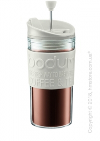 Стакан френч-пресс Bodum Travel Press Set 350 мл, White