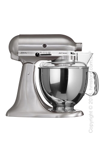 Планетарный миксер KitchenAid Artisan Series 5-Quart Tilt-Head Stand Mixer 4.8 л, Brushed Nickel. Купить